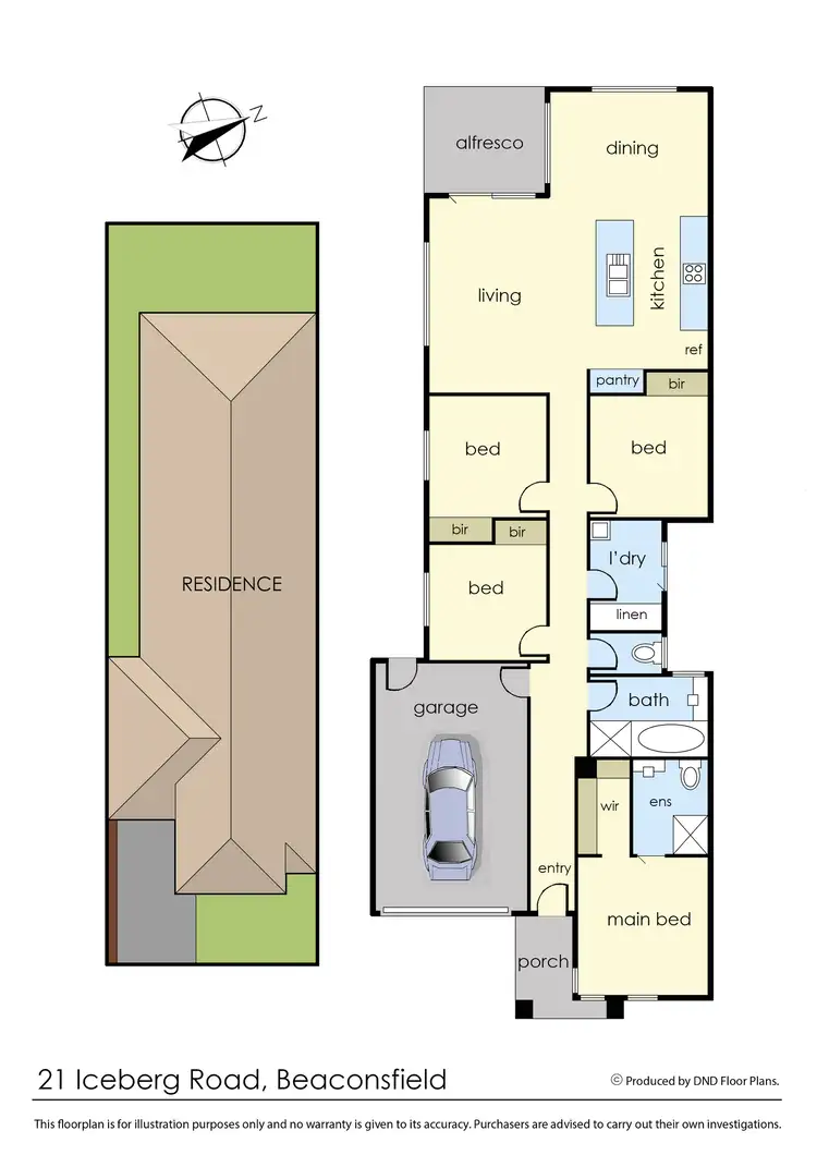 Floorplan of Homely house listing, 21 Iceberg Road, Beaconsfield VIC 3807