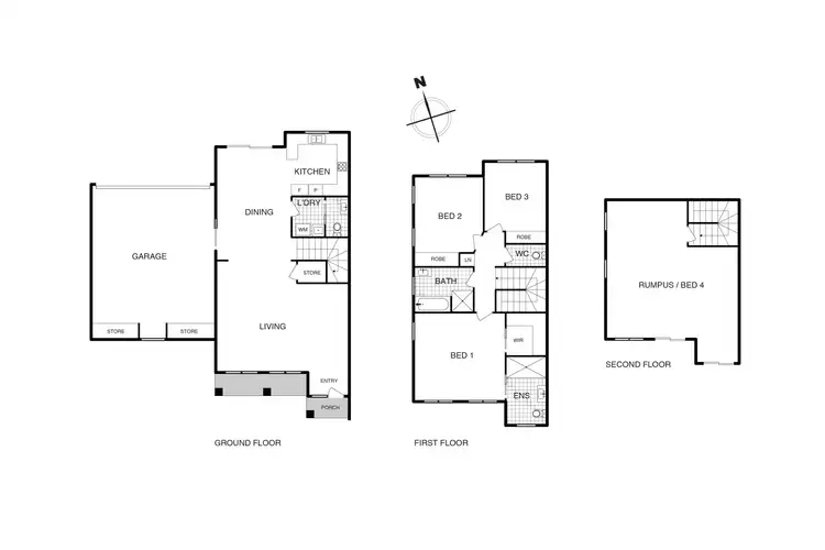 Floorplan of Homely townhouse listing, 7/18 Dickins Street, Forde ACT 2914