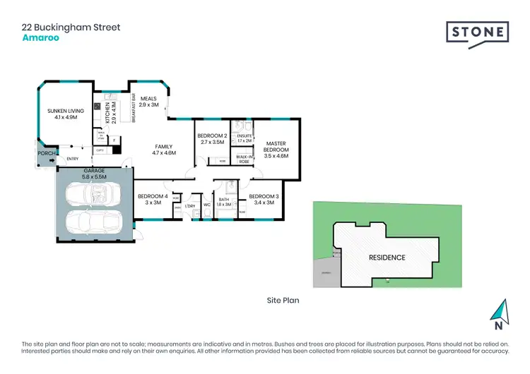 Floorplan of Homely house listing, 22 Buckingham Street, Amaroo ACT 2914