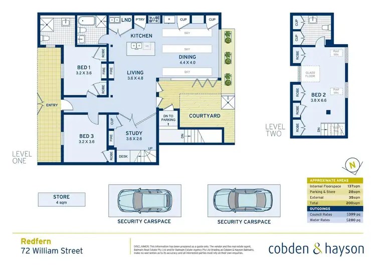 Floorplan of Homely house listing, 72 William Street, Redfern NSW 2016