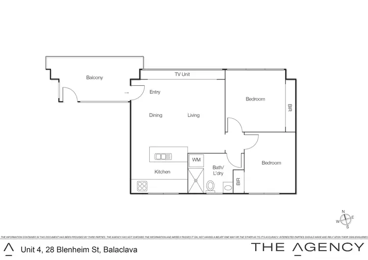 Floorplan of Homely apartment listing, 4/28 Blenheim Street, Balaclava VIC 3183