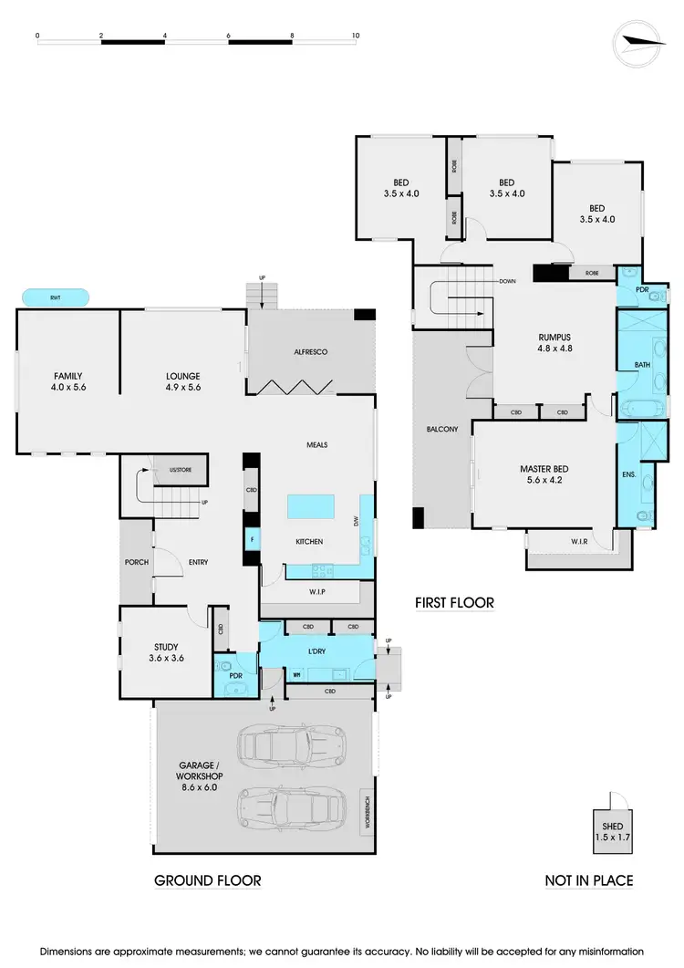 Floorplan of Homely house listing, 6 Hewitt Court, Wantirna VIC 3152