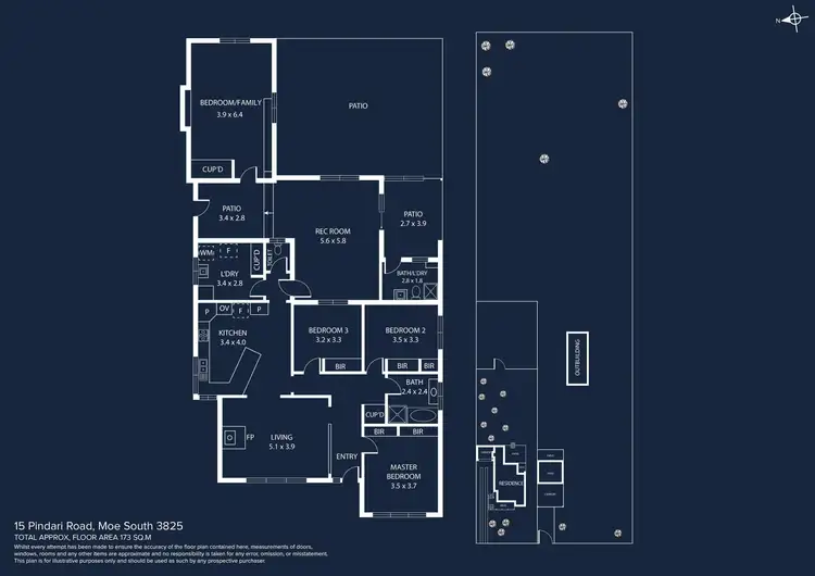 Floorplan of Homely house listing, 15 Pindari Road, Moe VIC 3825