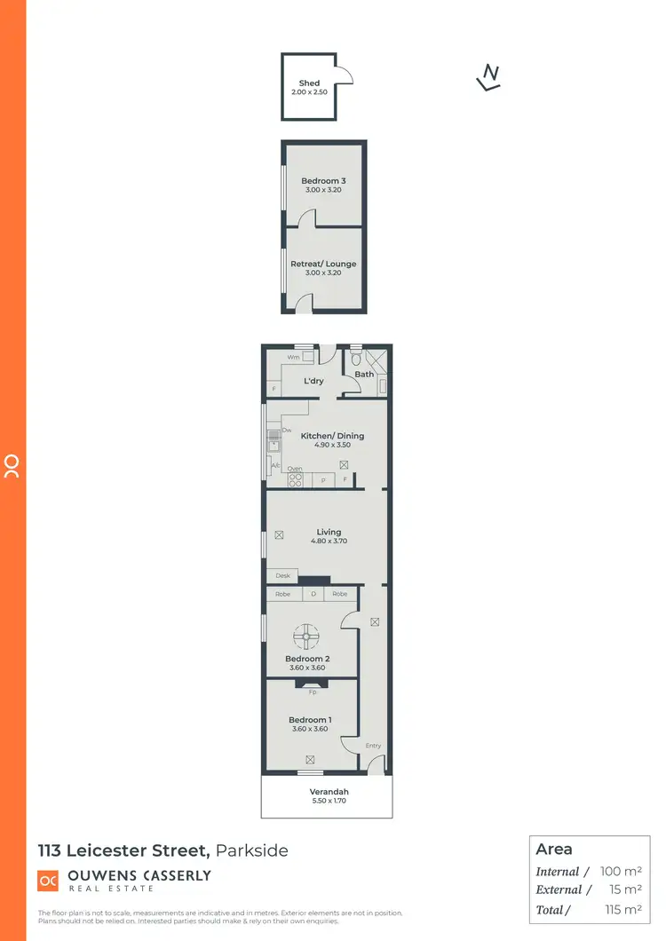 Floorplan of Homely house listing, 113 Leicester Street, Parkside SA 5063