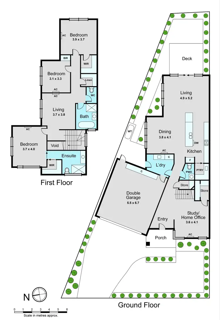 Floorplan of Homely townhouse listing, 24b Kurrajong Street, Bentleigh East VIC 3165