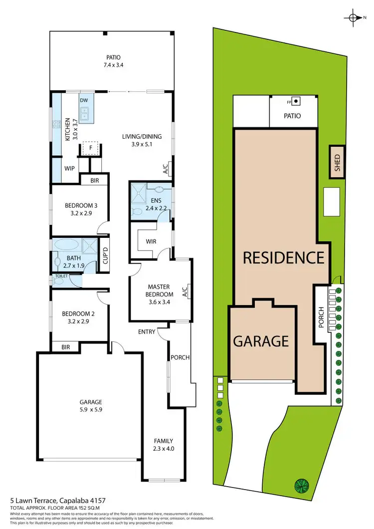 Floorplan of Homely house listing, 5A Lawn Terrace, Capalaba QLD 4157
