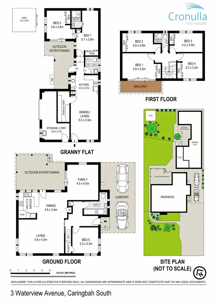 Floorplan of Homely house listing, 3 Waterview Avenue, Caringbah South NSW 2229