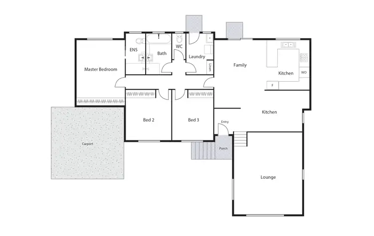 Floorplan of Homely house listing, 6 Crampton Place, Fadden ACT 2904