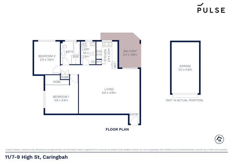 Floorplan of Homely apartment listing, 11/7-9 High Street, Caringbah NSW 2229