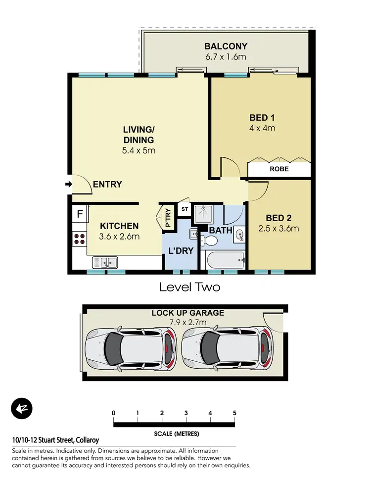Floorplan of Homely apartment listing, 10/10-12 Stuart Street, Collaroy NSW 2097
