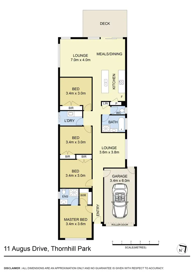 Floorplan of Homely house listing, 11 Augus Drive, Thornhill Park VIC 3335