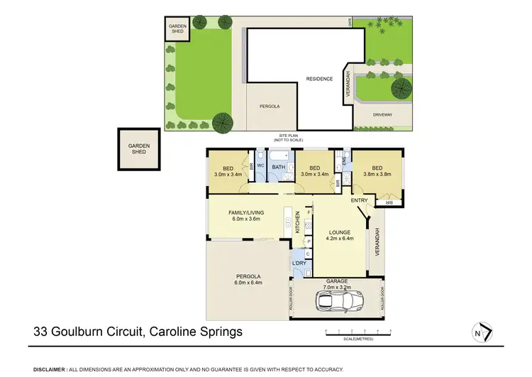 Floorplan of Homely house listing, 33 Goulburn Circuit, Caroline Springs VIC 3023