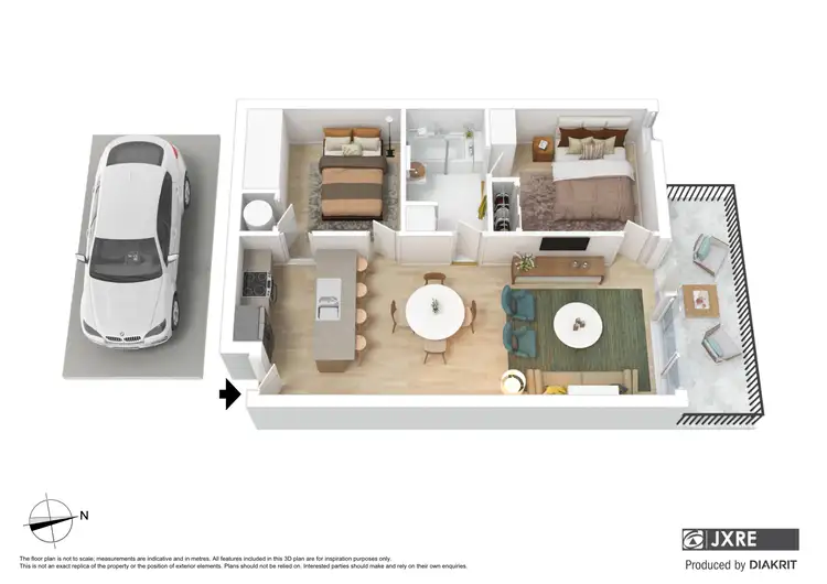 Floorplan of Homely apartment listing, 31/2 Greenfield Drive, Clayton VIC 3168
