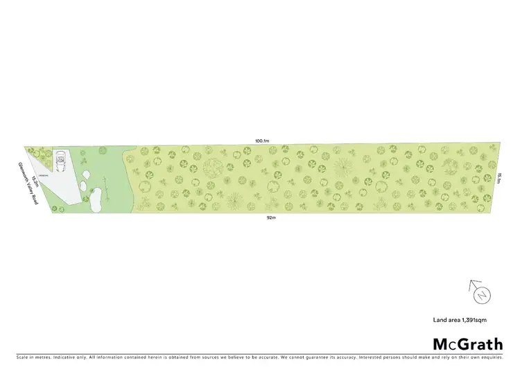Floorplan of Homely land listing, 73 Glenworth Valley Road, Wendoree Park NSW 2250