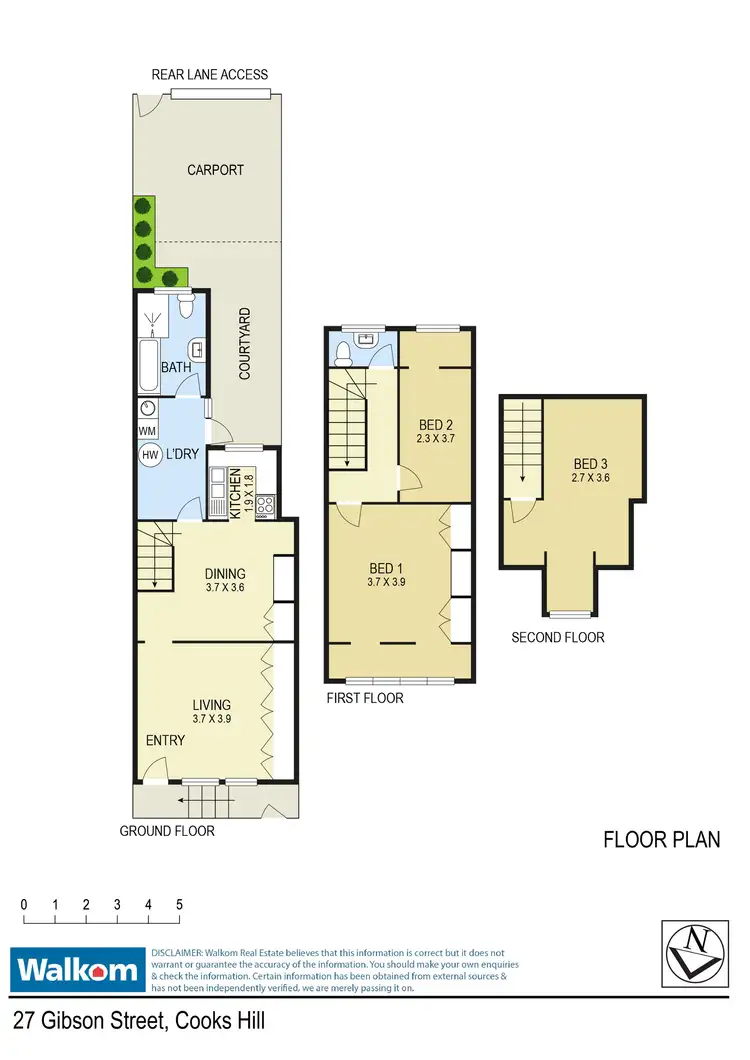 Floorplan of Homely house listing, 27 Gibson Street, Newcastle NSW 2300