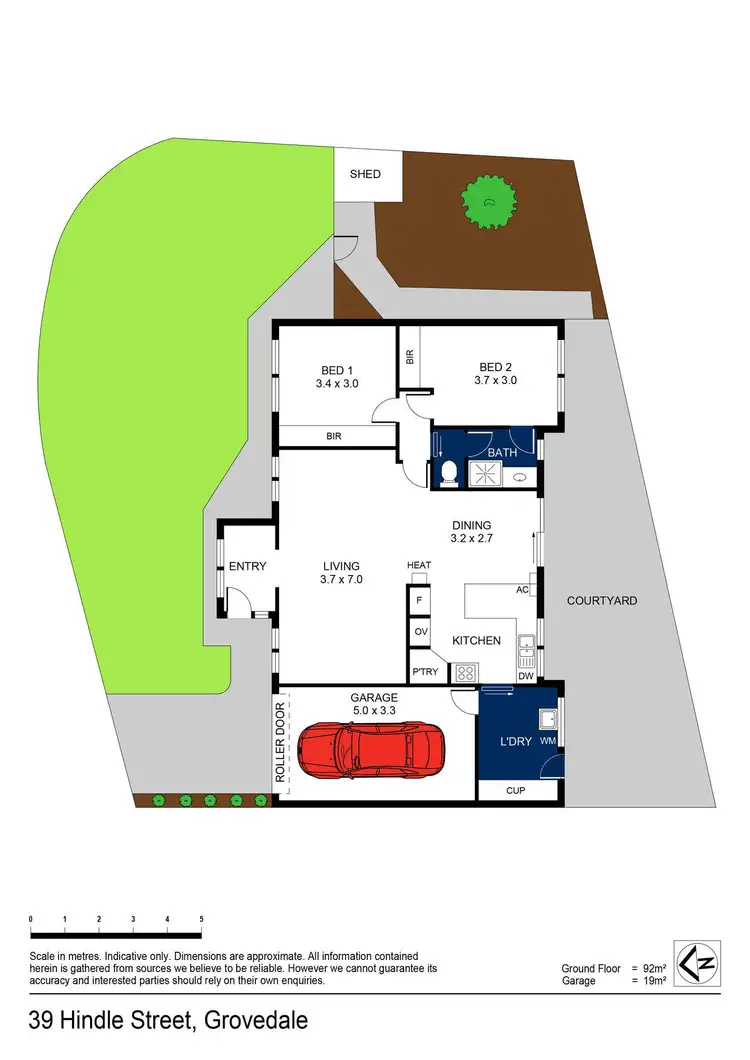 Floorplan of Homely house listing, 39 Hindle Street, Grovedale VIC 3216