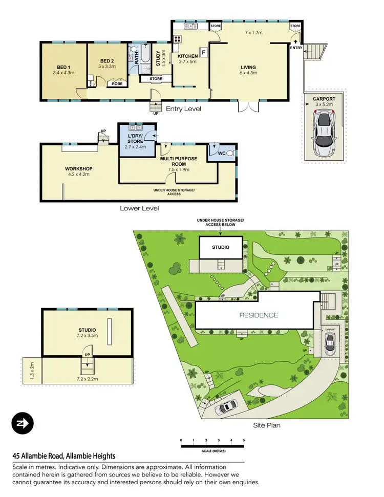 Floorplan of Homely house listing, 45 Allambie Road, Allambie Heights NSW 2100