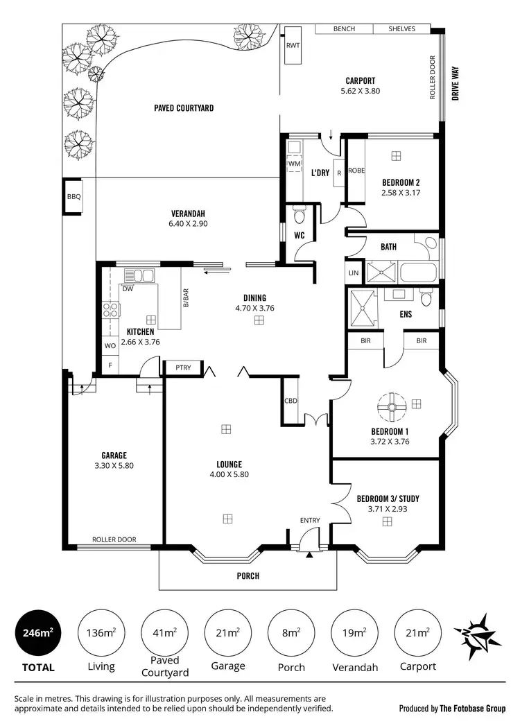 Floorplan of Homely unit listing, 1/49 Tarlton Street, Somerton Park SA 5044