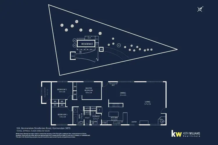 Floorplan of Homely rural property listing, 124 Gormandale-Stradbroke Road, Gormandale VIC 3873