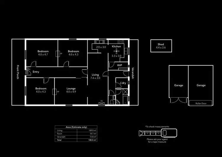Floorplan of Homely house listing, 18 Railway Terrace, Mile End SA 5031