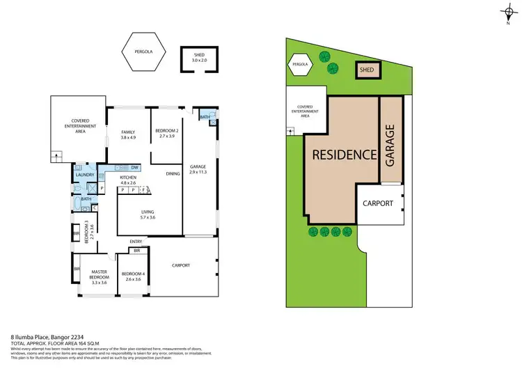 Floorplan of Homely house listing, 8 Ilumba Place, Bangor NSW 2234