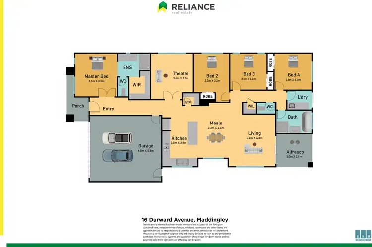 Floorplan of Homely house listing, 16 Durward Avenue, Maddingley VIC 3340