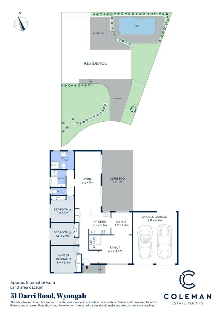 Floorplan of Homely house listing, 51 Darri Road, Wyongah NSW 2259