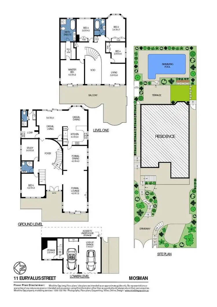 Floorplan of Homely house listing, 11 Euryalus Street, Mosman NSW 2088