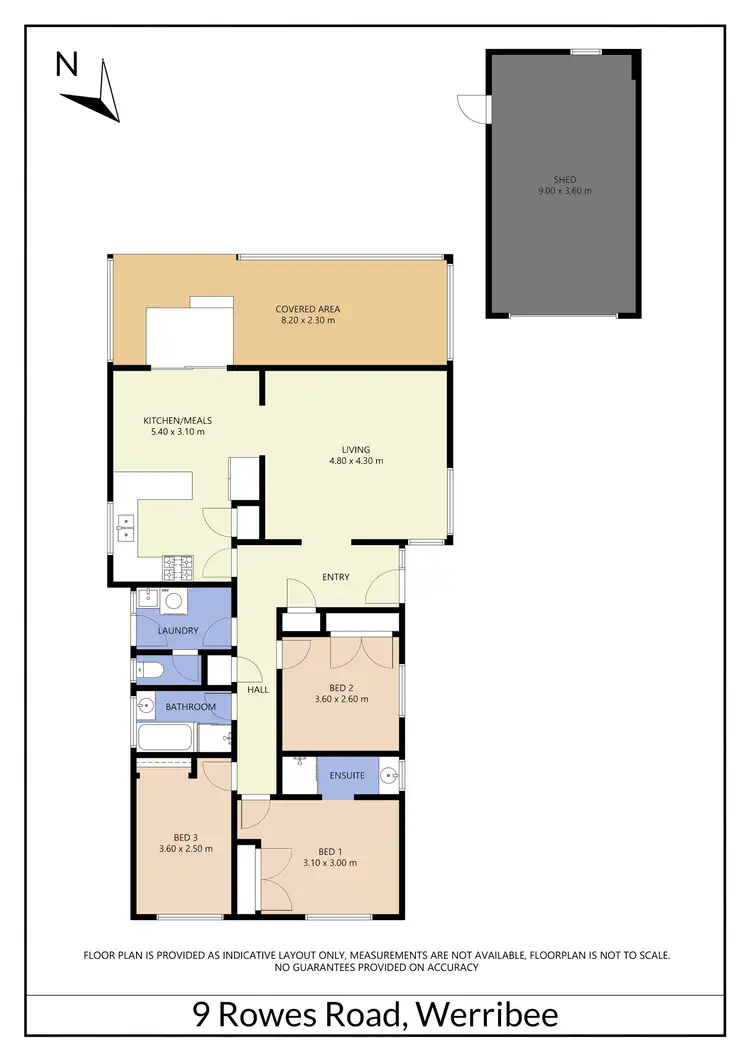 Floorplan of Homely house listing, 9 Rowes Road, Werribee VIC 3030