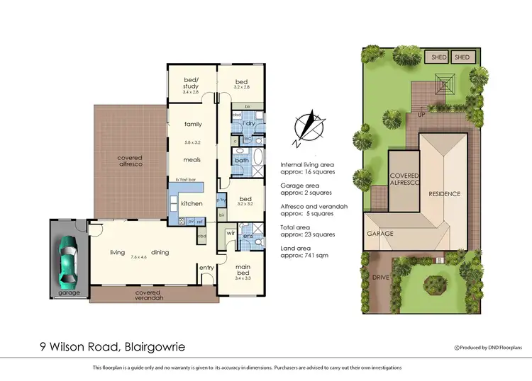 Floorplan of Homely house listing, 9 Wilson Road, Blairgowrie VIC 3942