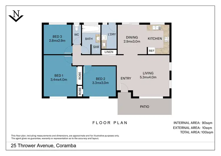 Floorplan of Homely house listing, 25 Thrower Avenue, Coramba NSW 2450