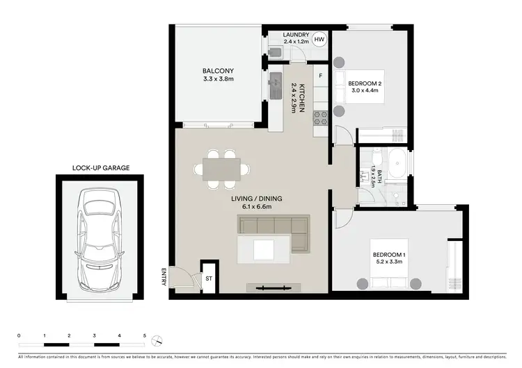 Floorplan of Homely apartment listing, 2/41 Hampton Court Road, Carlton NSW 2218