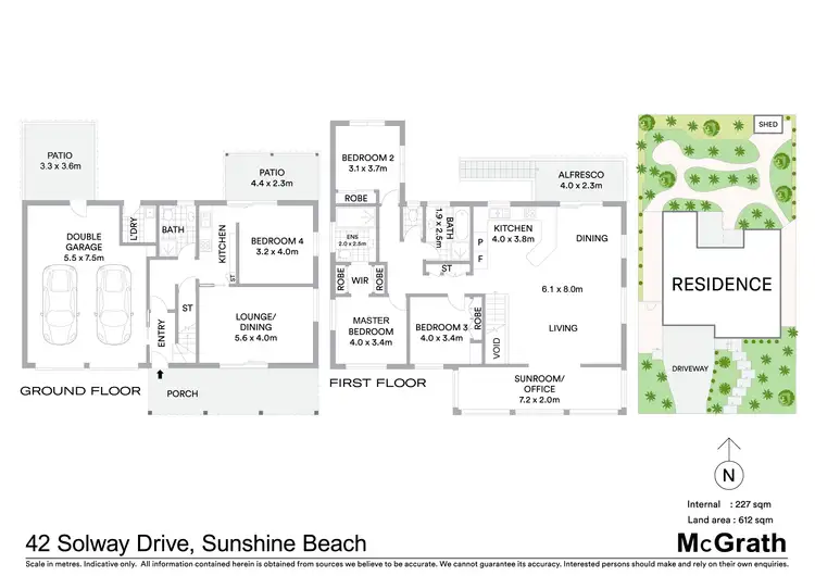 Floorplan of Homely house listing, 42 Solway Drive, Sunshine Beach QLD 4567