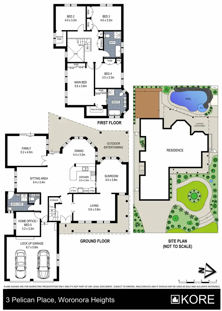Floorplan of Homely house listing, 3 Pelican Place, Woronora Heights NSW 2233