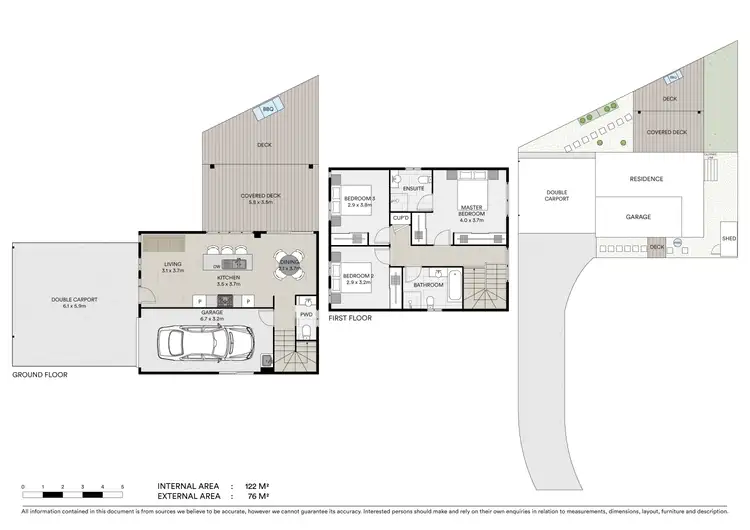 Floorplan of Homely house listing, 6A Boodera Road, Palm Beach QLD 4221