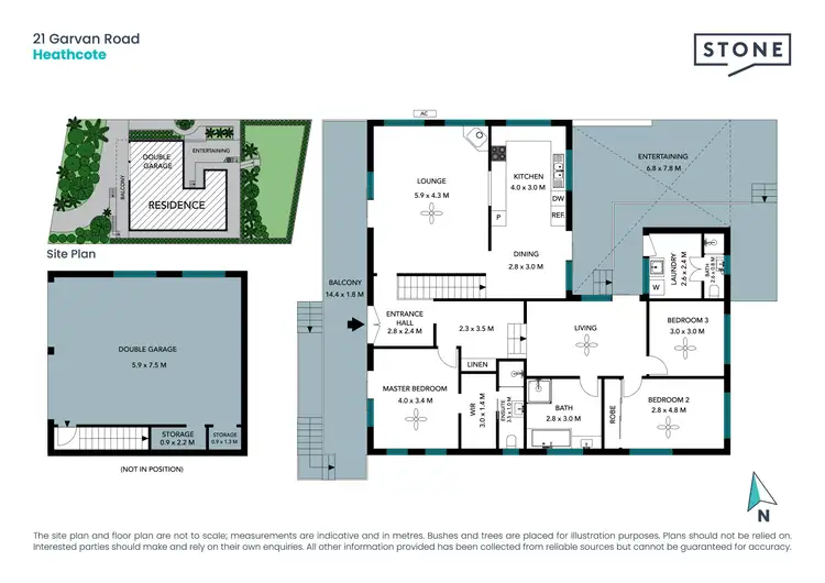 Floorplan of Homely house listing, 21 Garvan Road, Heathcote NSW 2233