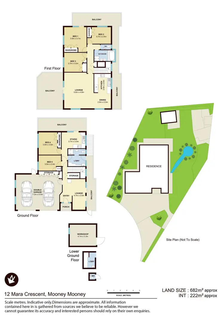 Floorplan of Homely house listing, 12 Mara Crescent, Mooney Mooney NSW 2083