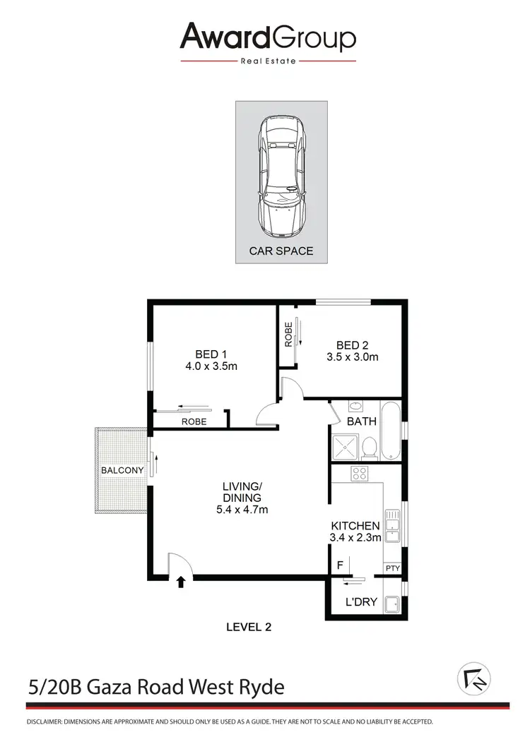 Floorplan of Homely unit listing, 5/20B Gaza Road, West Ryde NSW 2114