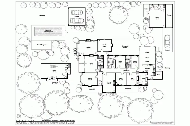 Floorplan of Homely house listing, 260 Barker Street, Castlemaine VIC 3450