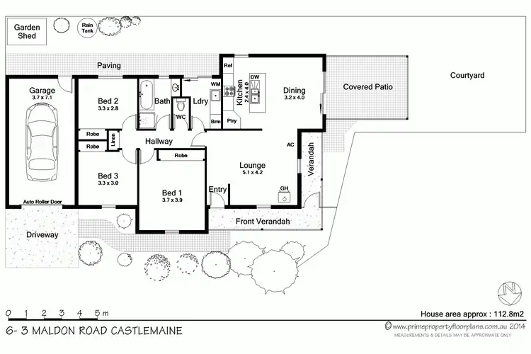 Floorplan of Homely house listing, 6/3 Maldon Road, Castlemaine VIC 3450