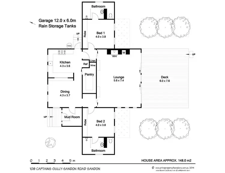 Floorplan of Homely house listing, 109 Captains Gully Sandon Road, Sandon VIC 3462