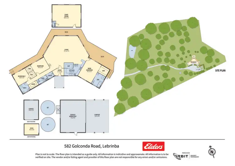 Floorplan of Homely house listing, 582 Golconda Road, Lilydale TAS 7268