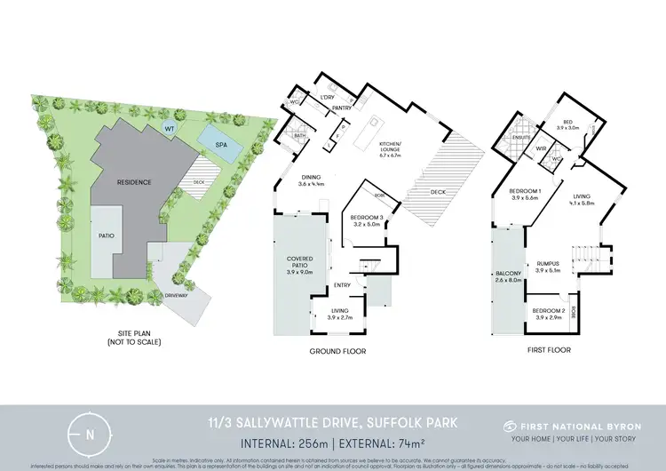 Floorplan of Homely house listing, 11/3 Sallywattle Drive, Suffolk Park NSW 2481