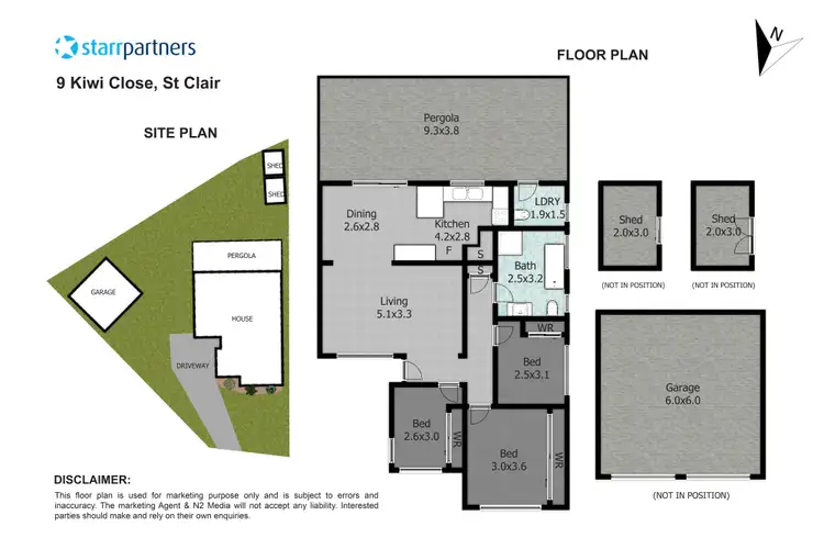 Floorplan of Homely house listing, 9 Kiwi Close, St Clair NSW 2759