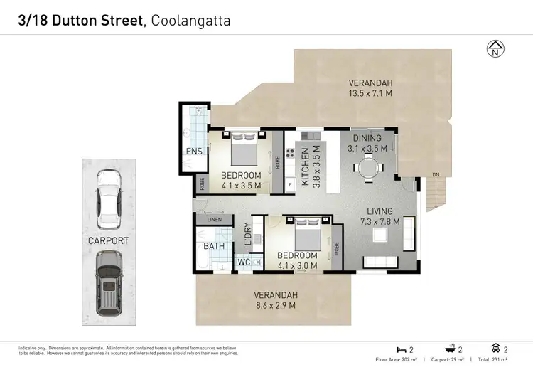 Floorplan of Homely unit listing, 3/18 Dutton Street, Coolangatta QLD 4225