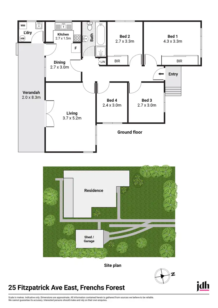 Floorplan of Homely house listing, 25 Fitzpatrick Avenue East, Frenchs Forest NSW 2086