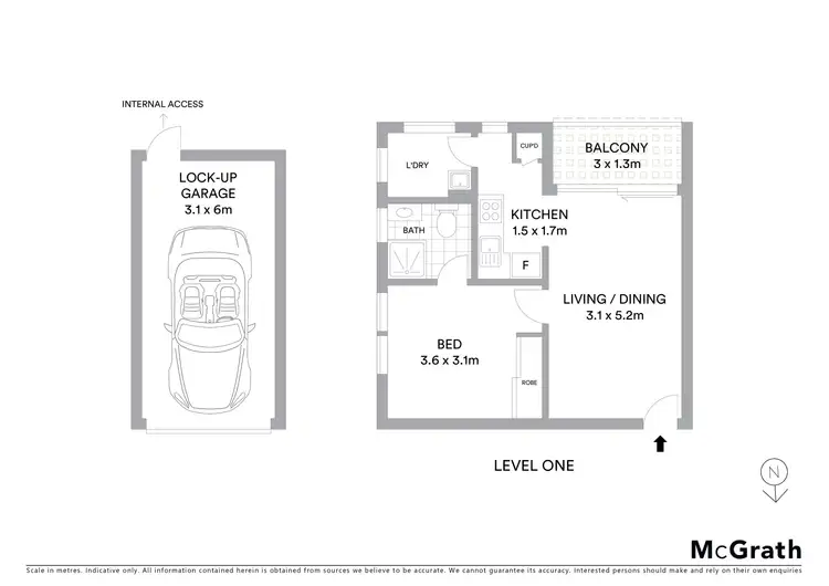 Floorplan of Homely apartment listing, 5/7 Burdett Street, Hornsby NSW 2077