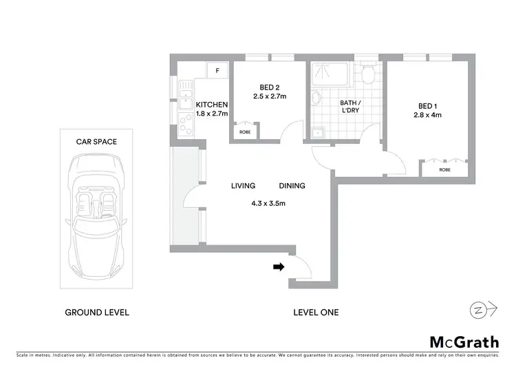 Floorplan of Homely apartment listing, 5/20 Moore Street, Footscray VIC 3011