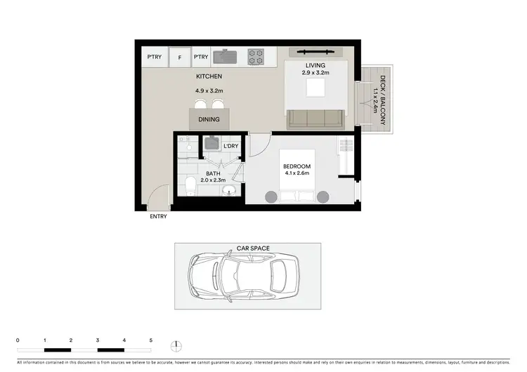Floorplan of Homely apartment listing, 2c/64 Cross Street, Footscray VIC 3011
