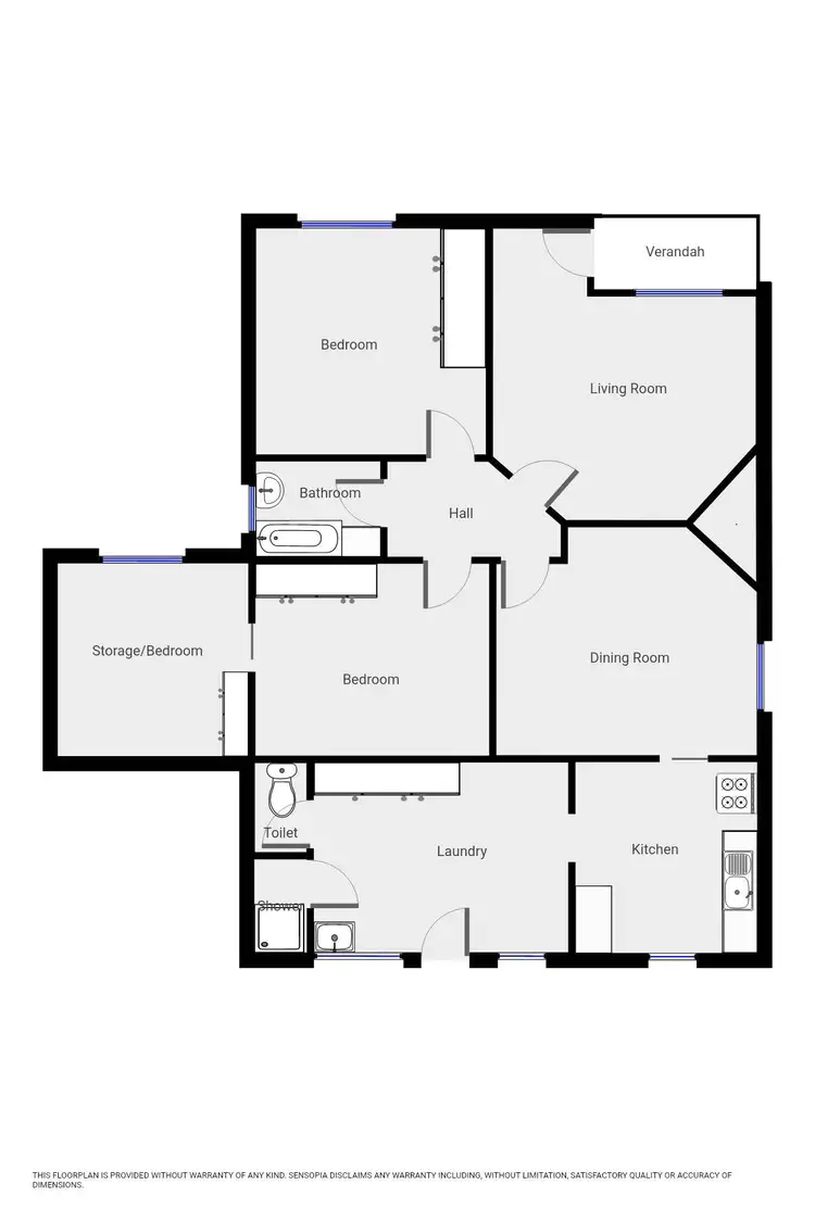 Floorplan of Homely house listing, 18 St Georges Street, Stawell VIC 3380